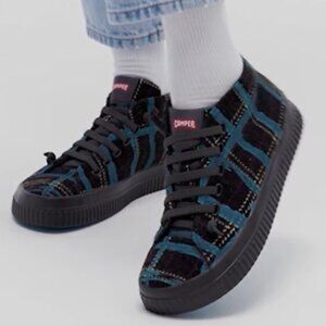 NEW CAMPER Peu Roda Sneaker Booties IN Teal Multi for women 1225 8t4
